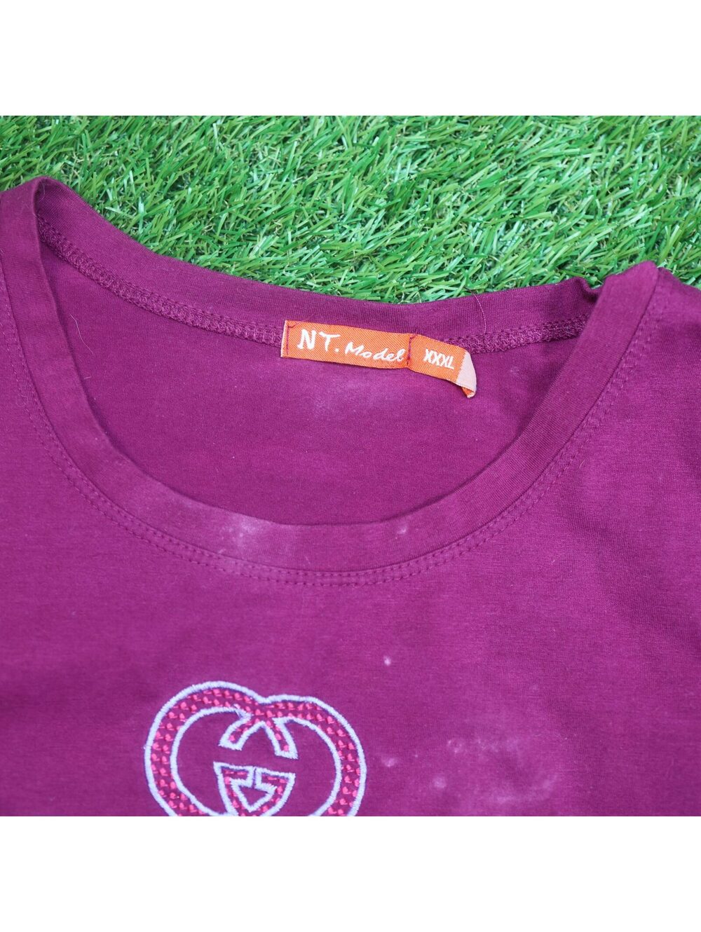 Purple Rhinestone Graphic T-Shirt - Picture 3 of 4